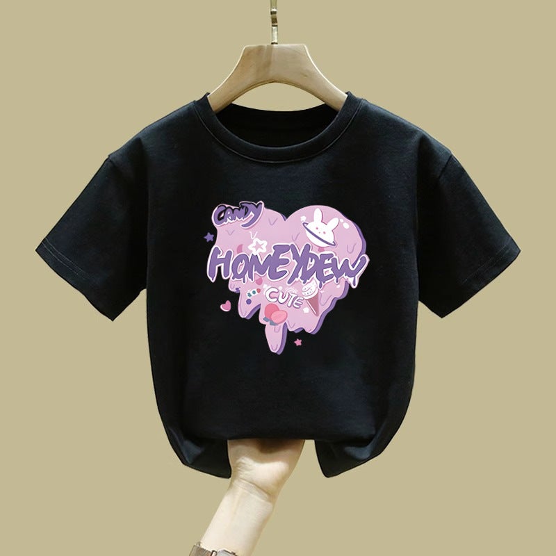2316# Children'S Clothing Summer Cotton Short Sleeve T-Shirt Girls Explosions Boys Casual Summer Cartoon Half Sleeve - Image 5