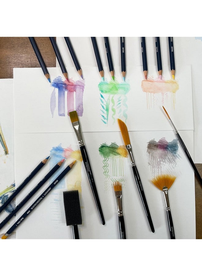 Derwent Technique Brush Set with 6 Assorted Brush Designs - Image 3
