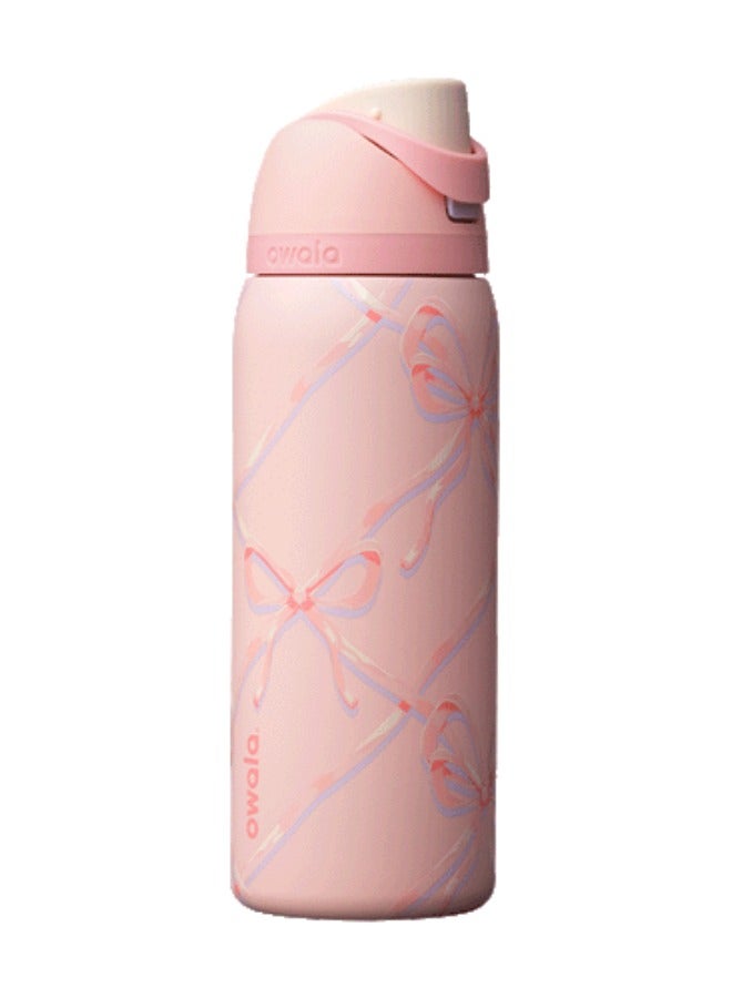 Owala FreeSip Insulated Stainless Steel Water Bottle with Straw for Sports, Travel, and School BPA-Free Sports Water Bottle, 24 oz - Image 1