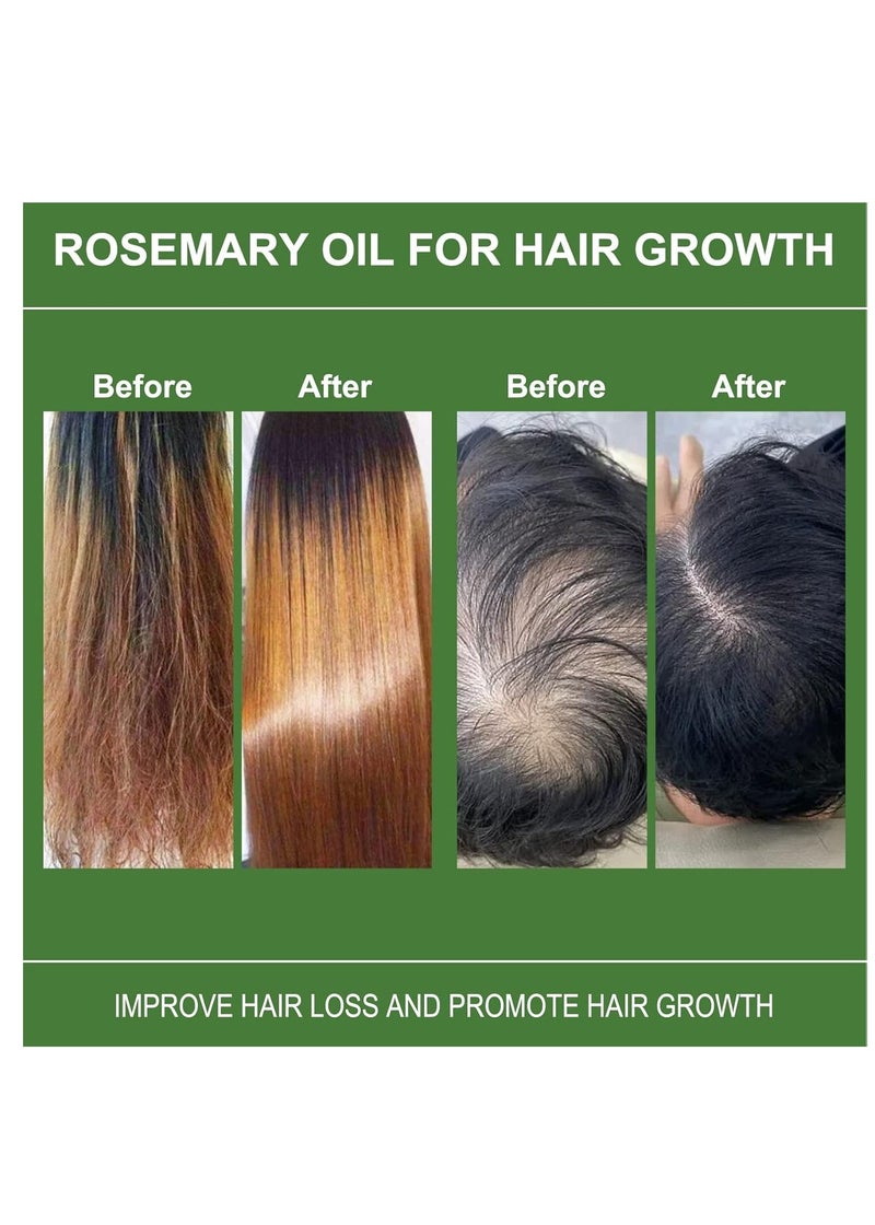 ALIVER Rosemary Oil for Hair & Skin Care , Organic Rosemary Essential Oils, Natural Rosemary Oil for Hair 2Pack/30ml - Image 5