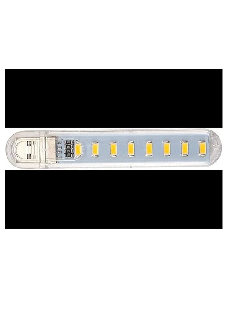 Generic - Mini USB LED Light For Book Lights 8 LEDs SMD For PC Laptops Notebook Mobile Power Charger Reading - Image 1