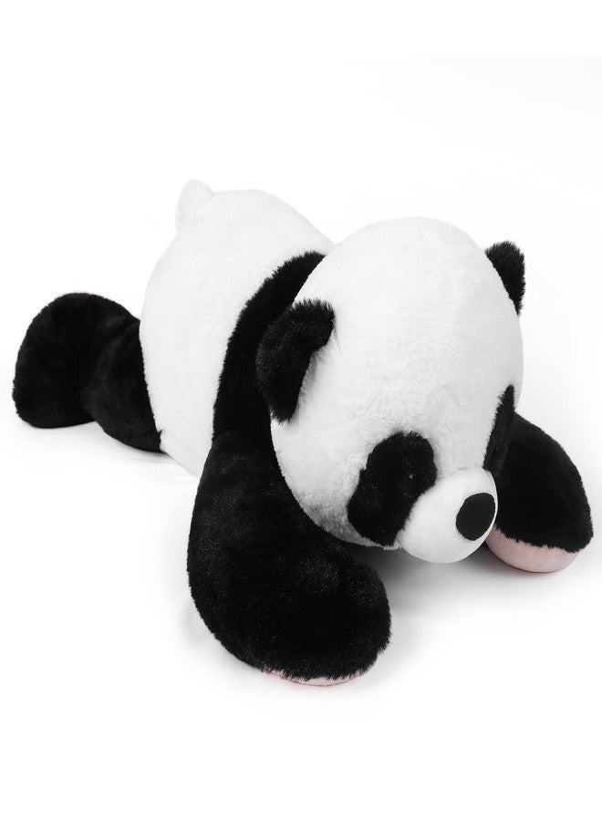 JellyMallow 5 lbs 24 inches Panda Weighted Stuffed Animals, Cuddly Weighted Panda Plush Pillow Giant Plushie Ideal Gift for Adults & Kids - Image 4