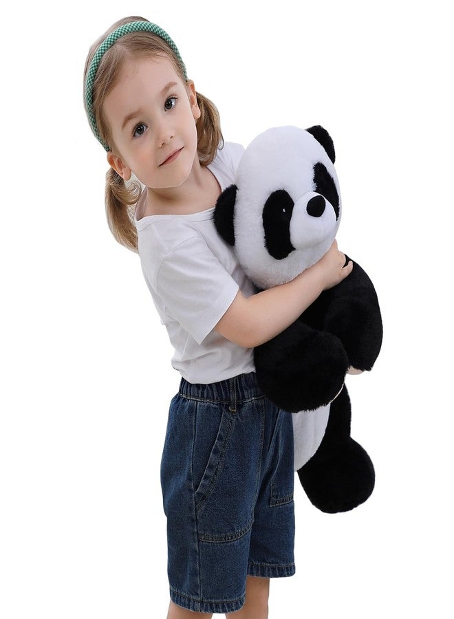 JellyMallow 5 lbs 24 inches Panda Weighted Stuffed Animals, Cuddly Weighted Panda Plush Pillow Giant Plushie Ideal Gift for Adults & Kids - Image 3