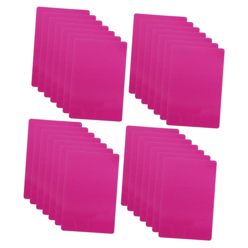 100 Pieces Blank Aluminum Business Cards Bulk Metal DIY Engraved Nameplate - Image 2