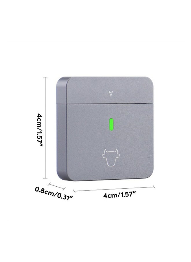 Aluminum M2 NVMe SSD Enclosure ToolFree Adapter 10Gbps USB32 Reader Compatible with M2 NVMe MKey 2230 Fast and Easy UASP Support