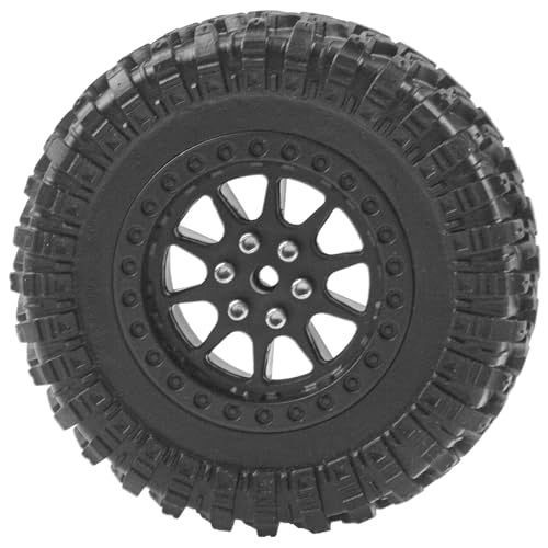 Vgoohobby OD 2.7" Rubber Tires & Plastic Wheel Rims Compatible with MN Model MN90 MN91 MN45 MN96 MN99 MN99S MN98 1/12 RC Car (Black) - Image 3