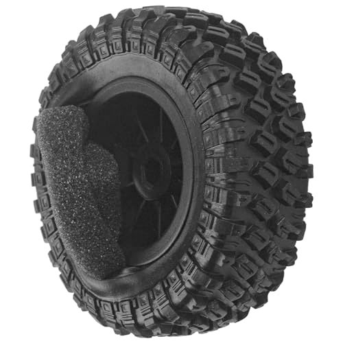 Vgoohobby OD 2.7" Rubber Tires & Plastic Wheel Rims Compatible with MN Model MN90 MN91 MN45 MN96 MN99 MN99S MN98 1/12 RC Car (Black) - Image 5