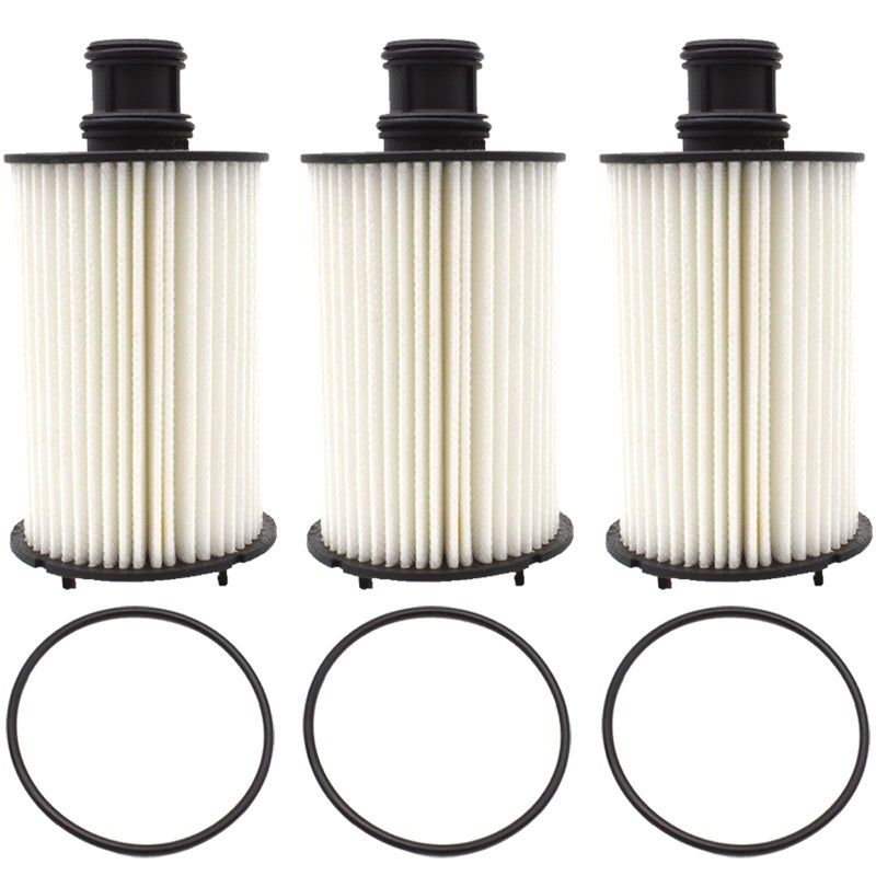 OEMASSIVE 3X LR011279 Oil Filter Compatible with Land Rover LR4 Range Rover Sport Velar 3.0L 2995CC V6 5.0L 4999CC 5000CC V8 Engine C2D3670 8W93-6A692-AC - Image 1
