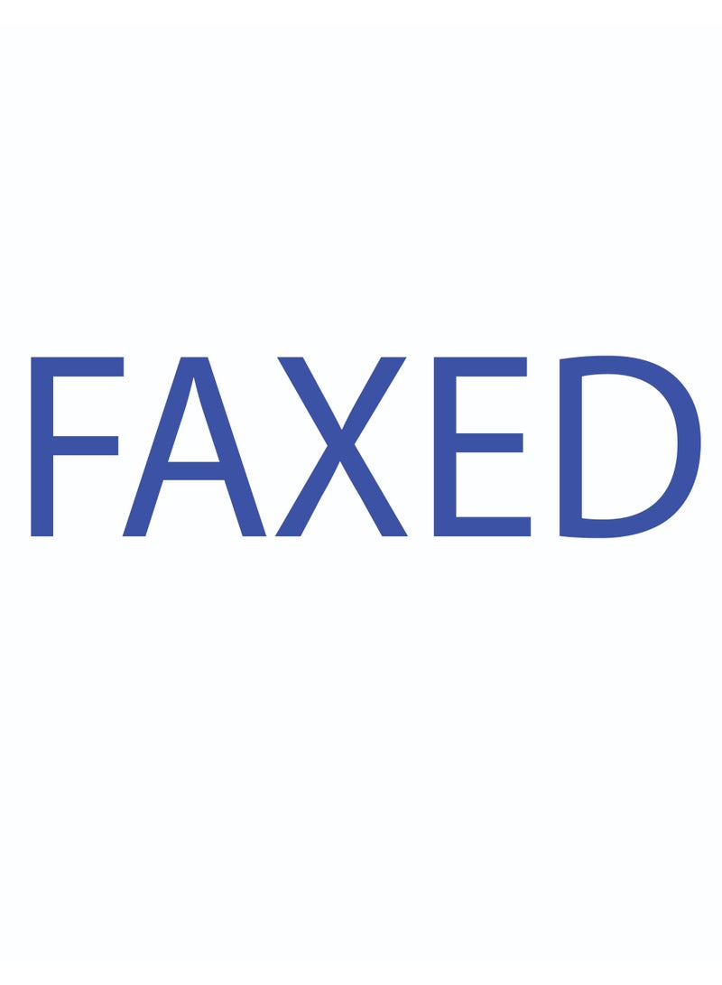 كيه دبليو تريو طابع بريدي مسبق الحبر "فاكس" رقم 12000 - أزرق - Image 2