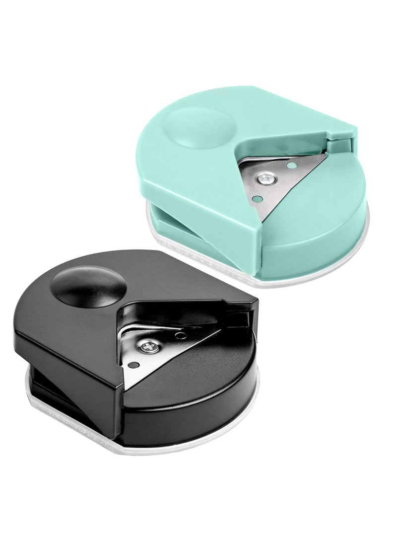 SOLARAE Paper Corner Rounder - R4 4mm Corner Cutter Punch Tool, Laminated Cards, Cardstock, Scrapbooking,Photo Card Making, Paper Cutting DIY Crafts Puncher for Office, School( 4Pcs ) - Image 1