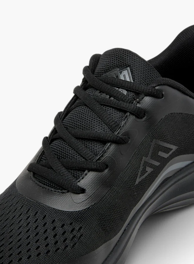 Oaklan by Shoexpress Textured Sports Shoes with Lace-Up Closure