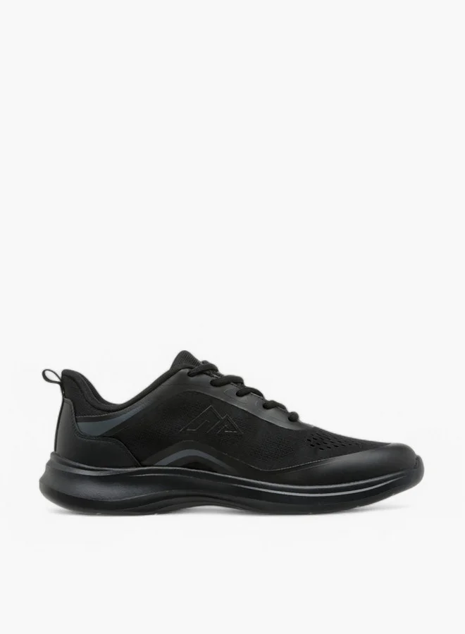 Oaklan by Shoexpress Textured Sports Shoes with Lace-Up Closure