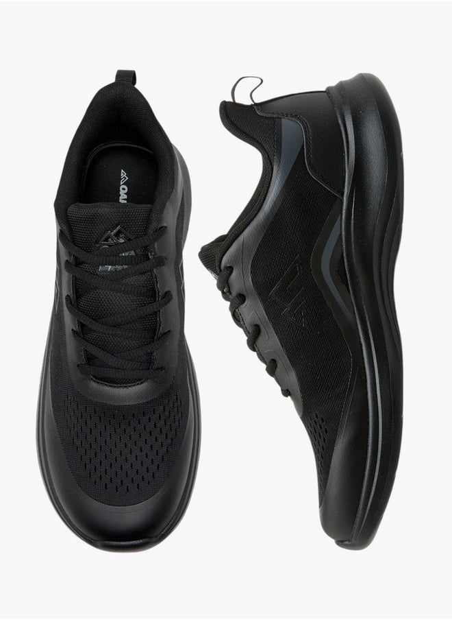 Oaklan by Shoexpress Textured Sports Shoes with Lace-Up Closure  - Image 1