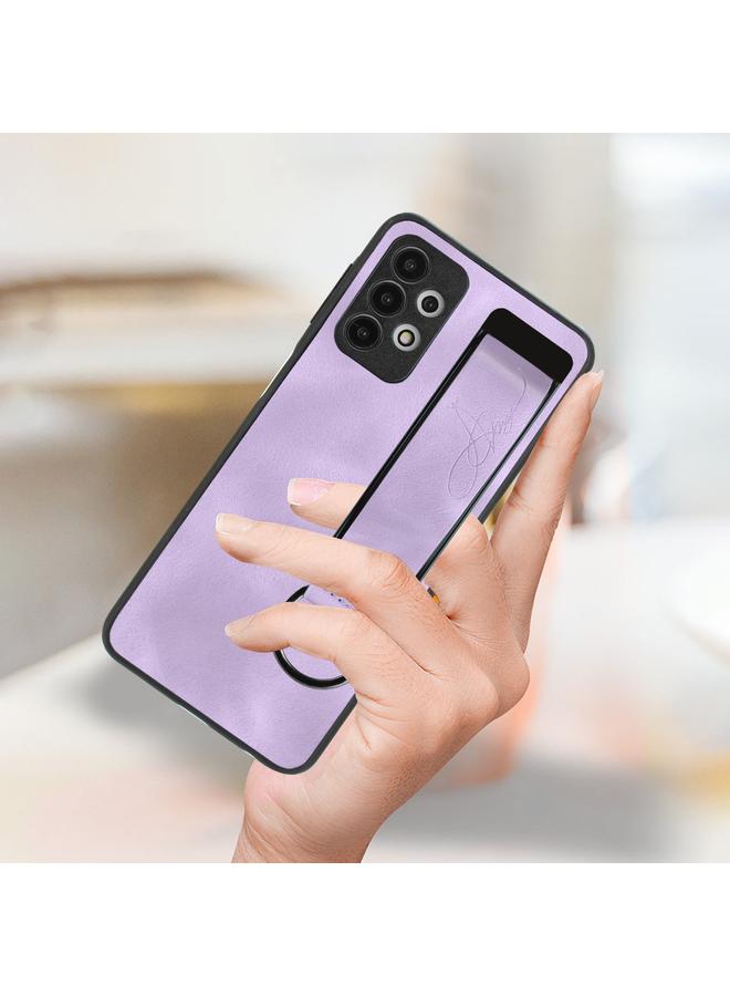 S-TOP Case For Samsung Galaxy A32 5G Wristband Holder Leather Back Phone Case - Image 5