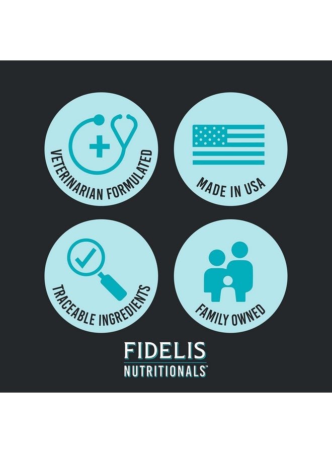 Fidelis Skin & Coat Plus+ Dog Skin & Coat Supplement, Omega 3, Vitamin E, Salmon Oil For Dogs, Fatty Acids, Healthy Skin, Shiny Coat, Adult, Big & Small, Made In Usa, Vegetable Flavor, 120 Soft Chews - Image 4