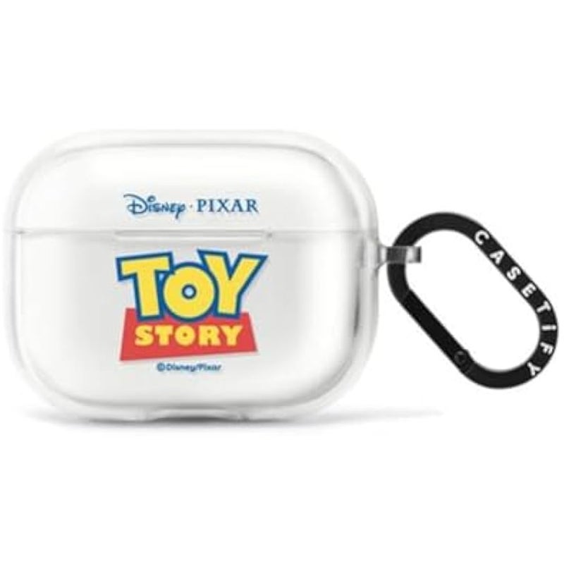 Casetify Impact AirPods Pro 1/2 Case with Ring 【Toy Story Colab】 - Toy Story Logo - Frost - Image 1