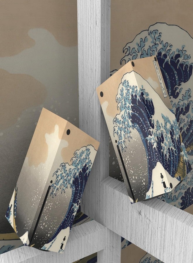 PlayVital The Great Wave Custom Vinyl Skins for Xbox Core Wireless Controller, Wrap Decal Cover Stickers for Xbox Series X Console Controller - Image 5