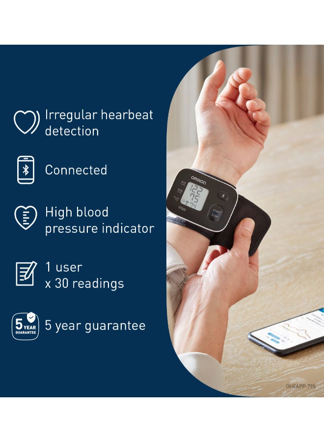 Omron Omrn Rs3 Intelli It(Hem-6161T-E)Wrist  Blood Pressure Monitor - Image 4