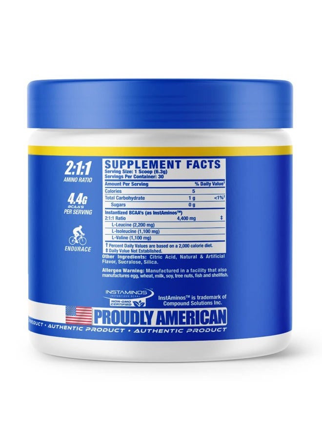 Ronnie Coleman Signature Series Ronnie Coleman's BCAA XS Powder with EAAs, Branched Chain Amino Acids Post Workout Muscle Recovery, Sugar Free Hydration Drink for Women and Men, Guava Nectarine, 30 Servings  - Image 2