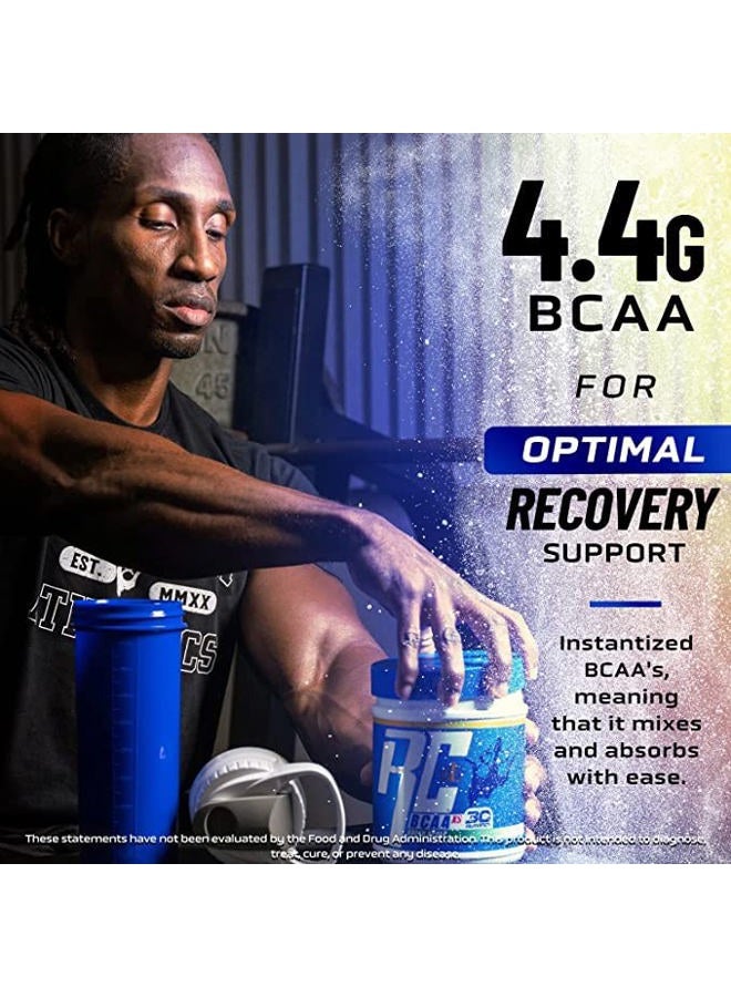 Ronnie Coleman Signature Series Ronnie Coleman's BCAA XS Powder with EAAs, Branched Chain Amino Acids Post Workout Muscle Recovery, Sugar Free Hydration Drink for Women and Men, Guava Nectarine, 30 Servings  - Image 4