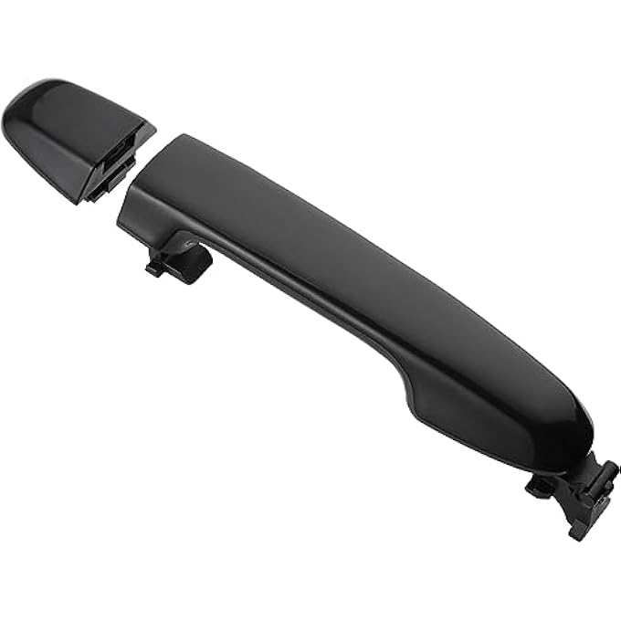 ريحني مقبض الباب الخارجي لتويوتا كامري 2012 2013 2014 2015 2016 2017 للسائق الخلفي الأيسر أو باب الراكب الأيمن أسود - Image 5