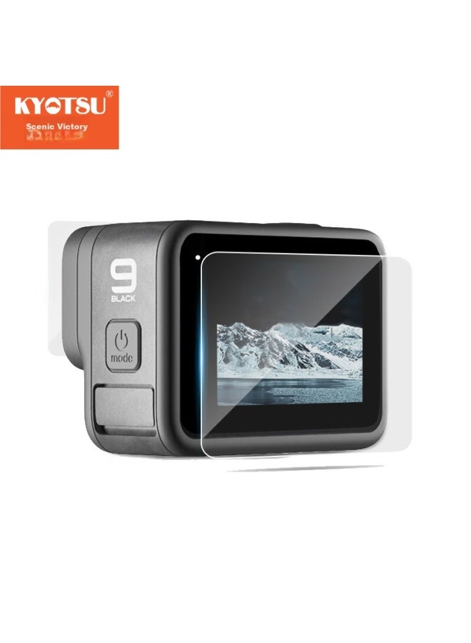 Kyotsu Jingsheng Gopro 12/11/10/9 Tempered Glass Film, Lens Protection Film, Scratch-resistant, Anti-scratch, High-definition, High-transparency, Camera Display Screen Lens Film - Image 1
