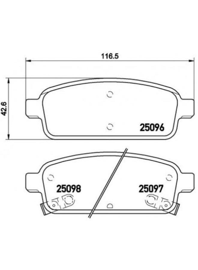 بريمبو فحمات الفرامل - BREMBO   -  P 59 080 - Image 2