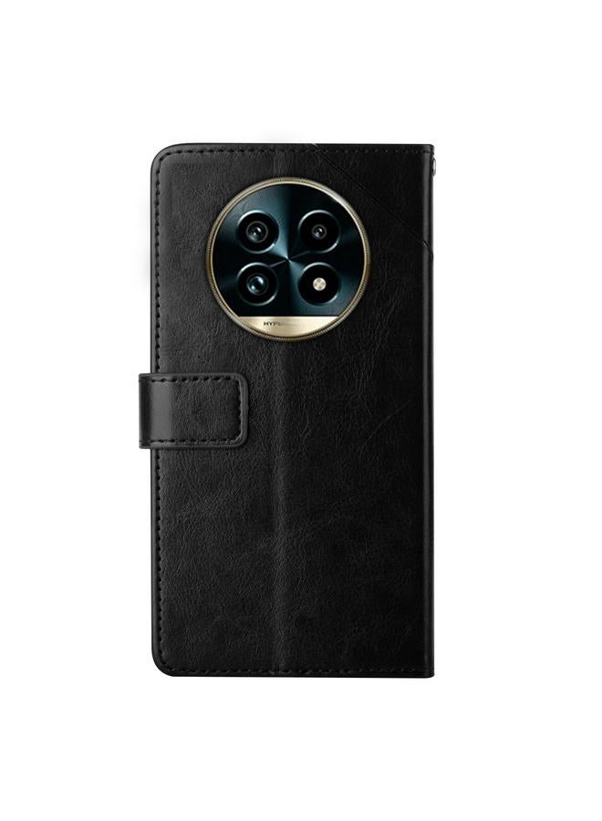 S-TOP Case For Realme 13 Pro 5G / 13 Pro+ 5G HT01 Y-shaped Pattern Flip Leather Phone Case - Image 3