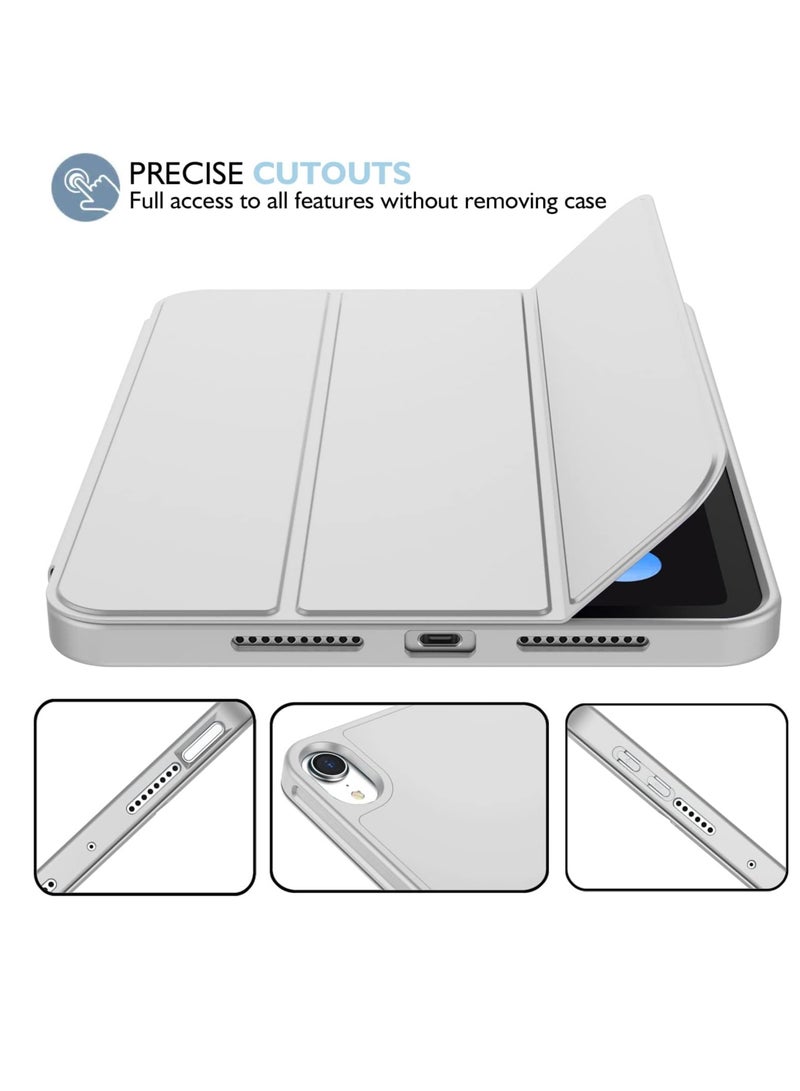 MIGOFAST New iPad Mini 6 Case 8.3 Inch 2021 6th Gen with Pencil Holder Trifold Stand Smart Case with Soft TPU Back Auto Wake Sleep - Image 2