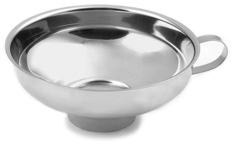 Fox Run Farm to Table Wide Mouth Canning Funnel, Stainless Steel, 5.75-Inch Metallic - Image 1