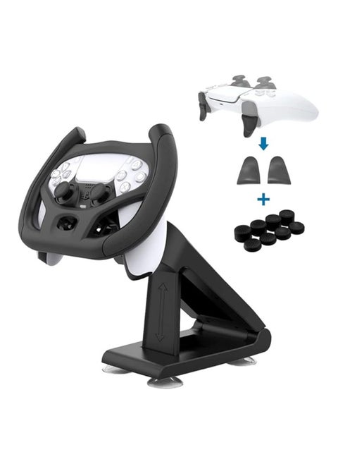 "Multi-Axis Steering Wheel – High-Precision Racing Wheel with 360° Rotation, Force Feedback, and Responsive Pedals for PC, Xbox, PlayStation & Sim Racing Games"