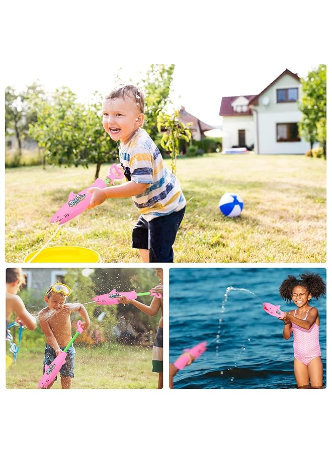 KASTWAVE 3 Pcs Water Pistols For Kids Water Gun Toy Squirt Guns Water Blaster For Kids Outdoor Water Soaker Gun For Beach Pool Garden Toy Summer Water Toys For Kids Adults (Shark) - Image 2