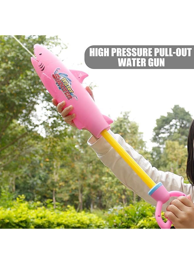 KASTWAVE 3 Pcs Water Pistols For Kids Water Gun Toy Squirt Guns Water Blaster For Kids Outdoor Water Soaker Gun For Beach Pool Garden Toy Summer Water Toys For Kids Adults (Shark) - Image 3