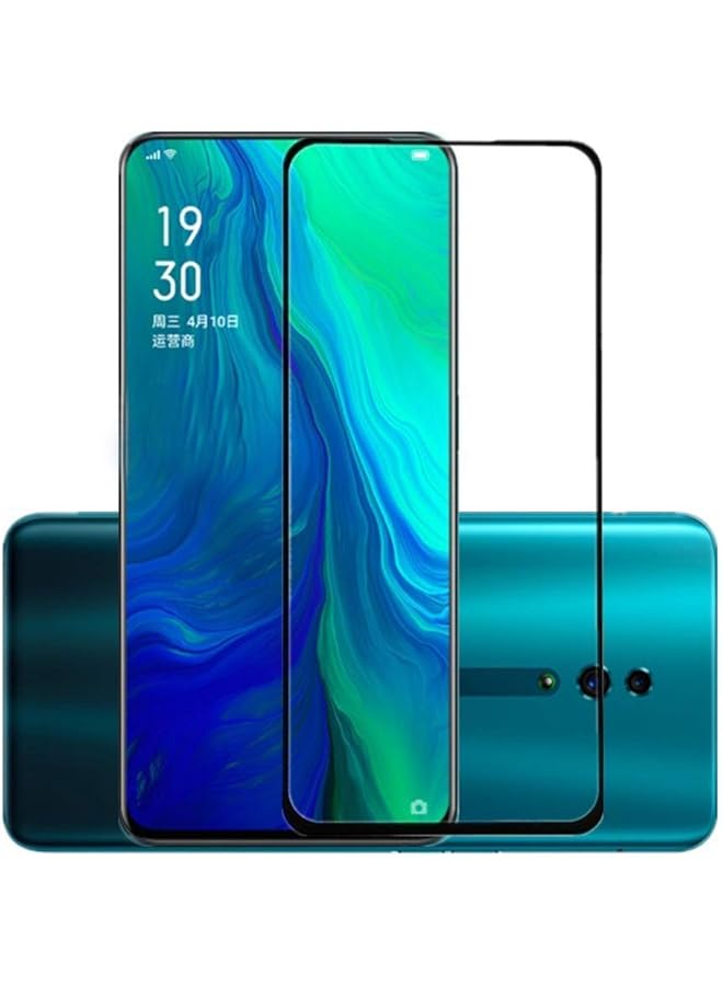 إيروريكس واقي شاشة زجاجي مقوى يغطي الشاشة بالكامل لهاتف Oppo Reno 2019 - Image 1