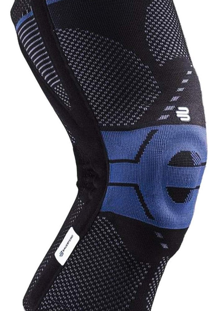 Bauerfeind GenuTrain P3 Patella Knee Support for Misalignment of the Kneecap - Right Knee - Size 6 - Black - Image 1