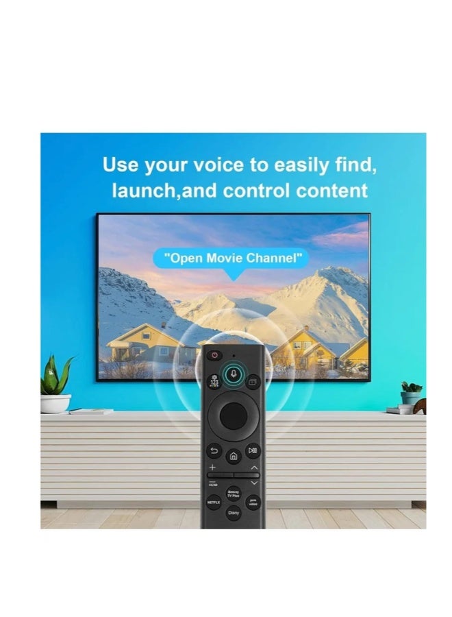 Remote Controls Voice Remote Control Replacement for Samsung Smart TV (No Solar), Compatible with Most 2018 to 2022 Smasung Crystal UHD QLED The Frame QLED 4K 8K Smart TVs(BN59-01385A/BN59-01385B) - Image 4