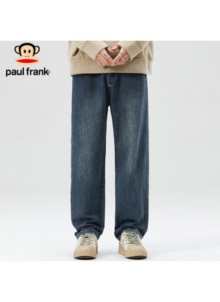 Paul Frank Men's Spring Loose Wide Leg Jeans Men's American Casual Pants Men's Pants Vintage Blue 33 - pzsku/ZD6D95BC16AC0900C2A40Z/45/1751012187/fdd1bf78-d997-4da4-9513-7492499719f7