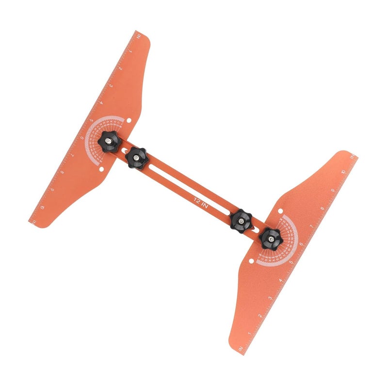 Aluminum Alloy Stair Tread Template Tool Measuring Jig Gauge for Accurate Angle Length Measurement - Image 5