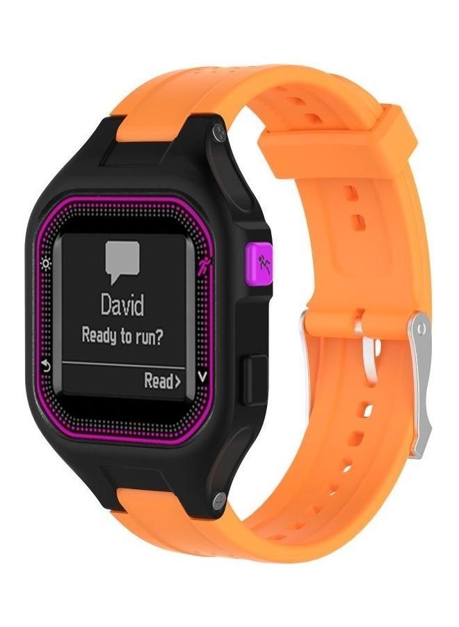 NIBEMINENT Replacement Band For Garmin Forerunner 25 Orange - Image 1