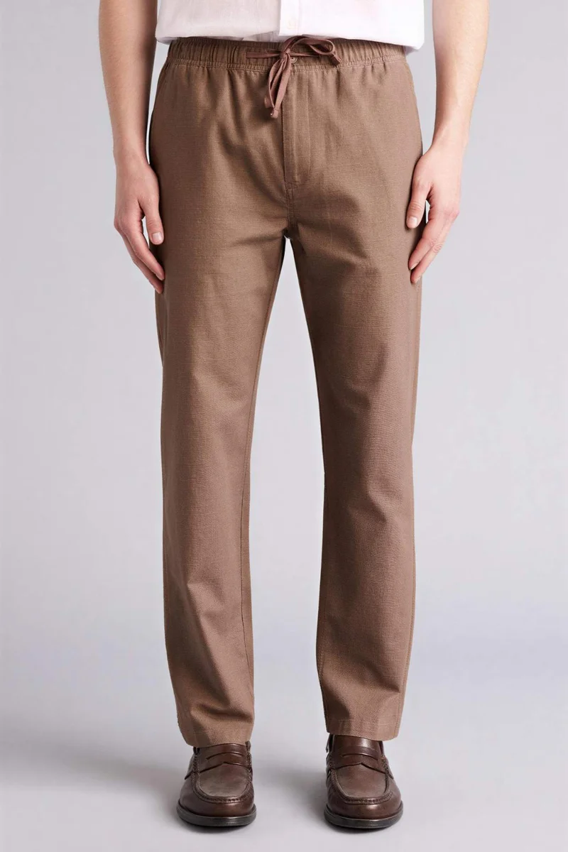 Defacto  Regular Fit 100% Cotton Trousers for Men | Best Price UAE