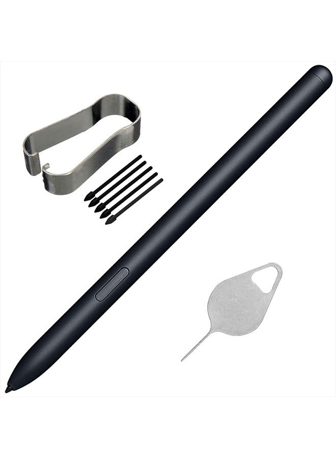 Bestdealing Tab S7 Pen Stylus T870 T875 S Pen Replacement Galaxy Tab S7+ Pen Touch Pen for Samsung Galaxy Tab S7 Pen SM-T870 T876B Tab S7+ S Pen T970 SM-T976B Pen with Tips S7 FE Pen Repair Part (Mystic Black) - Image 1
