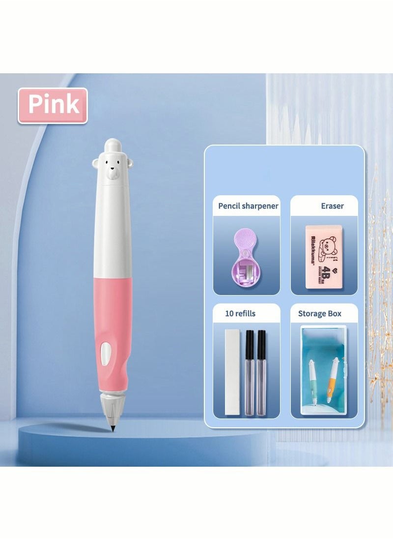 Generic - Children Correction Grip Automatic Pencil Student Positive Posture Pen - Image 1