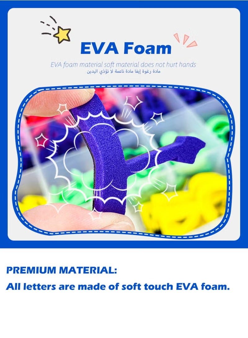مجموعة حروف الأبجدية العربية الملونة المغناطيسية لتعلم ما قبل المدرسة - تأتي مع قلم تحديد + ممحاة + بطاقات كلمات عربية، حروف وألوان تعليمية 2 في 1، حروف ساكنة عربية - Image 4