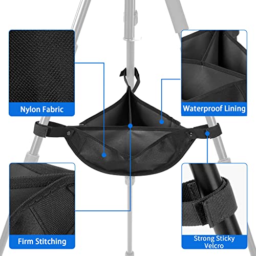 Selens Tripod Weight Bag Black Durable Tripod Stone Bag Universal Light Stand Sand Bag for Stabilizing Photography Accessory - Image 2
