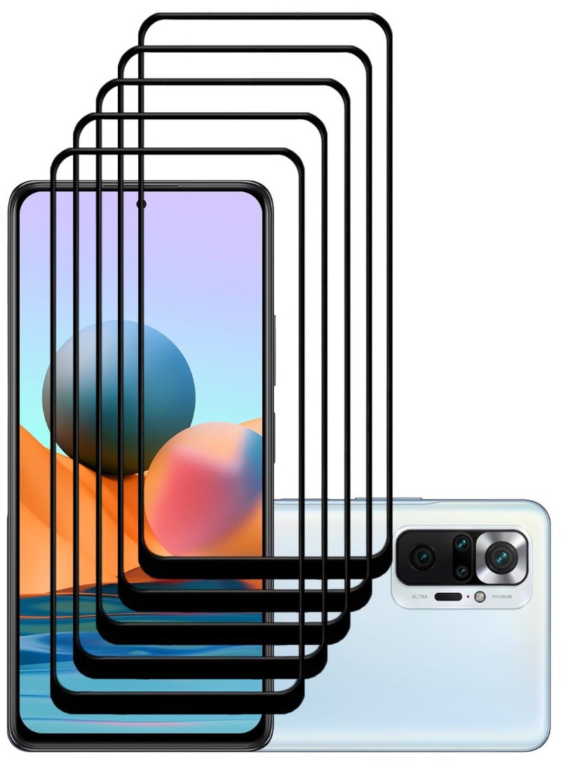 ACLIX 5 Pieces Antistatic ESD Dustproof Premium Quality High Definition Tempered Glass Screen Protector Designed For Xiaomi Redmi Note 10 Pro - Image 1