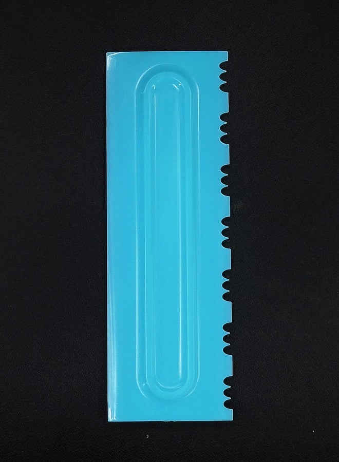 Cake Decor Plastic Icing Comb Scraper Smoother Icing Fondant Cake Decorating Tool (B-9953-25)