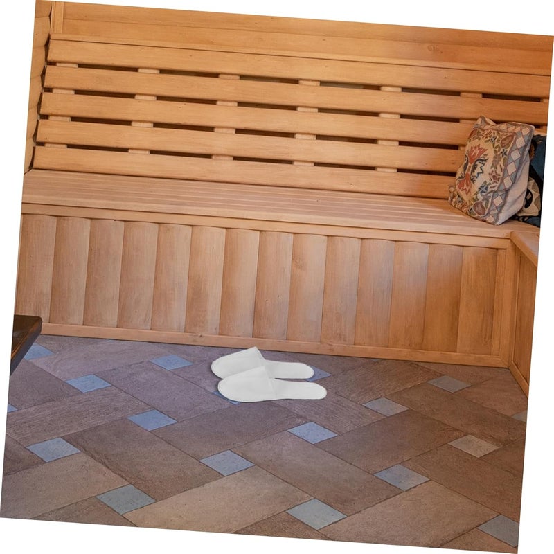 MAGICLULU 10 زوج من النعال الفندقية القابلة للتخلص، نعال زفاف للضيوف للنساء - Image 3