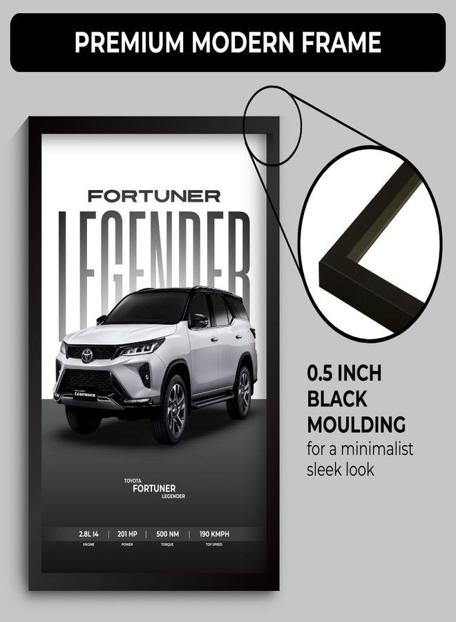 Funk You Store Fortuner Poster | Framed Fortuner Legender A4 Sized (31 x 23 cm) | Toyota SUV Frames for Wall, Gift for Boys | Toyota Legender Car Frames for Wall, Bedroom, Hostel, Study Room, Dorm, Study Table (F_150) - Image 4