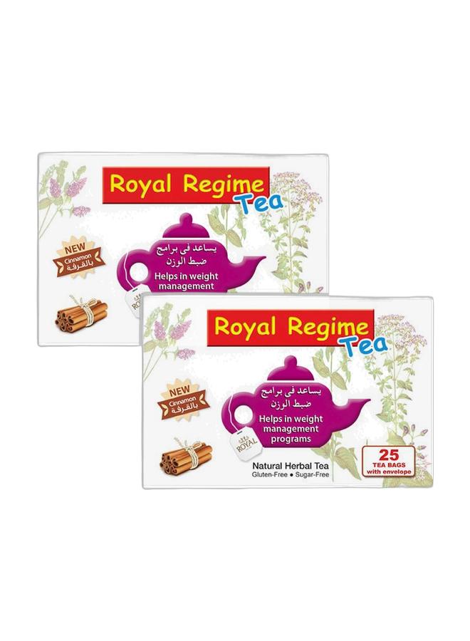 Royal Herbs Regime with Cinnamon Pack of 25 (Pack of 2) - Image 1