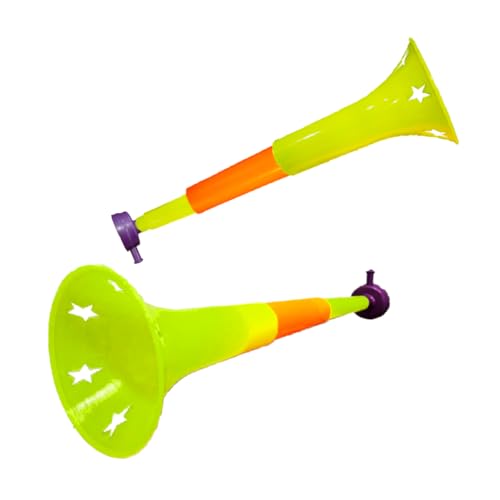Wanna Party Vuvuzela Soccer Horn Collapsible Blow Horns Noise Maker Loud Sound Sports Horn Noisemaker for Sporting Events School Graduation Games Party Supplies Favors Accessories - Image 1